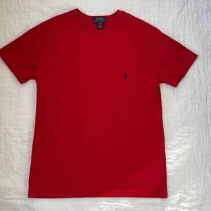 Polo Ralph Lauren Boy’s LARGE RED Jersey Cotton Tee